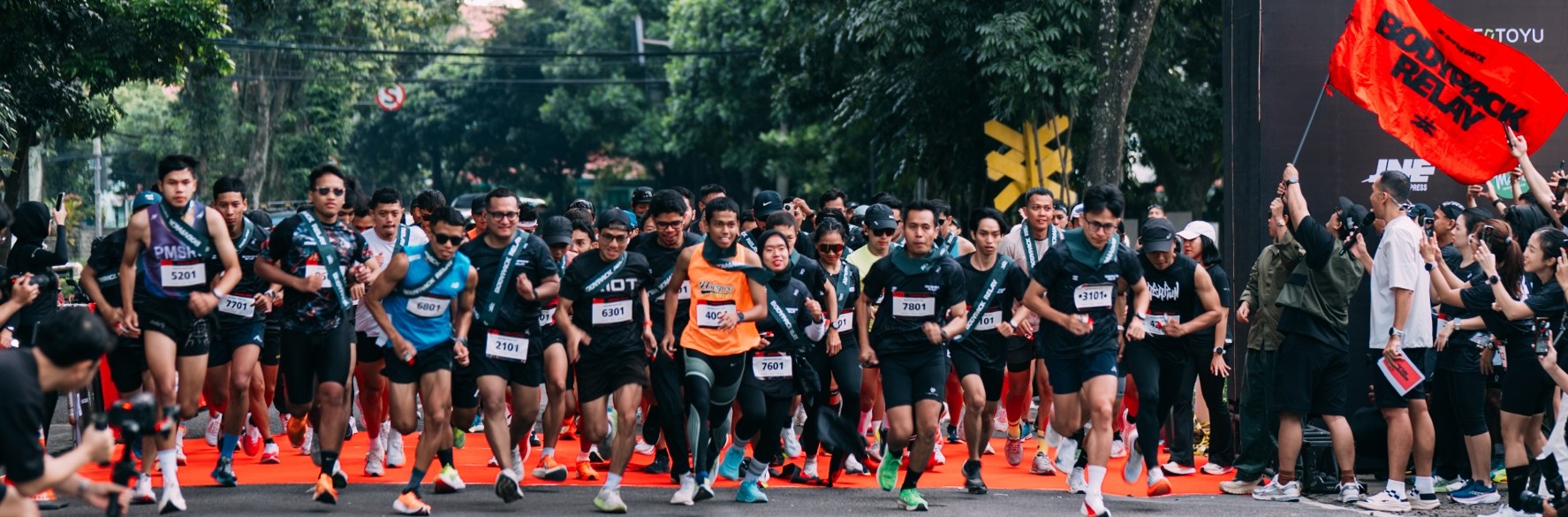 Bodypack Hadirkan Lomba Estafet di Tengah Kota Bandung, Jadi Ajang Kolaborasi Antar Komunitas Aktif