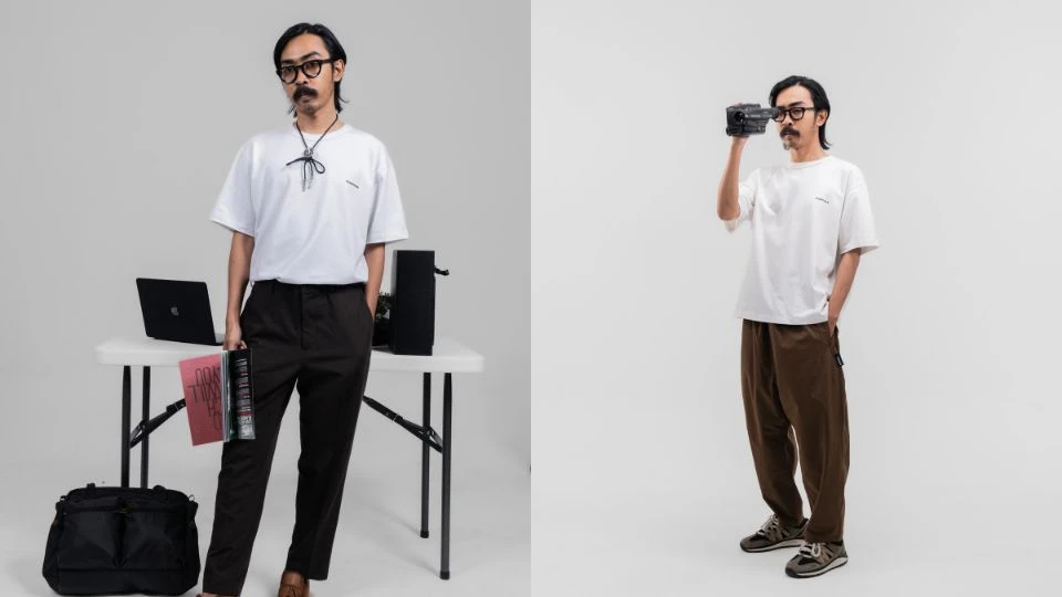 Kaos oversize juga masih cocok untuk dipadupadankan dengan celana slim fit atau straight pants