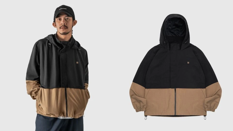 jaket daily water-repellent dengan warna yang mudah di mix and match untuk sehari-hari.