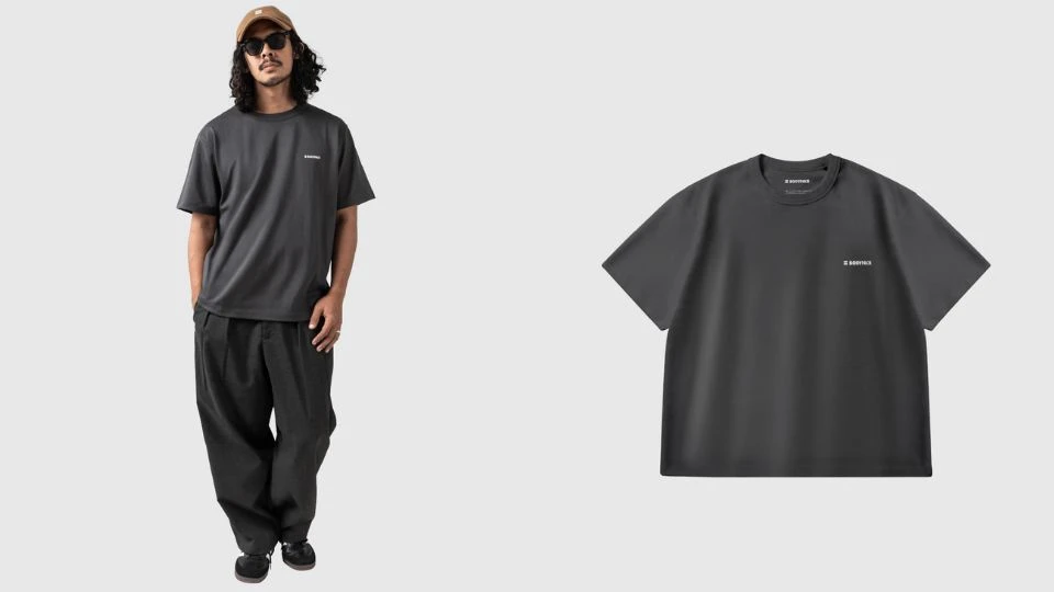  Bodypack Guise 1.0 Short Sleeves T-Shirt sebagai atasan untuk outfit kerja pria yang nyaman digunakan saat commuting.