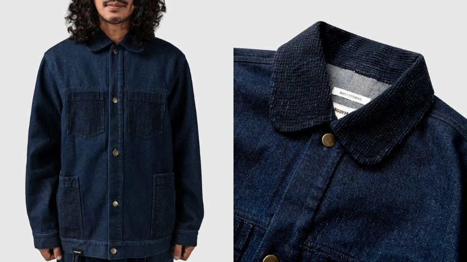 Bodypack Klutter Denim Jacket menghadirkan outfit denim pria dengan tampilan kasual yang tetap rapi untuk berbagai aktivitas.