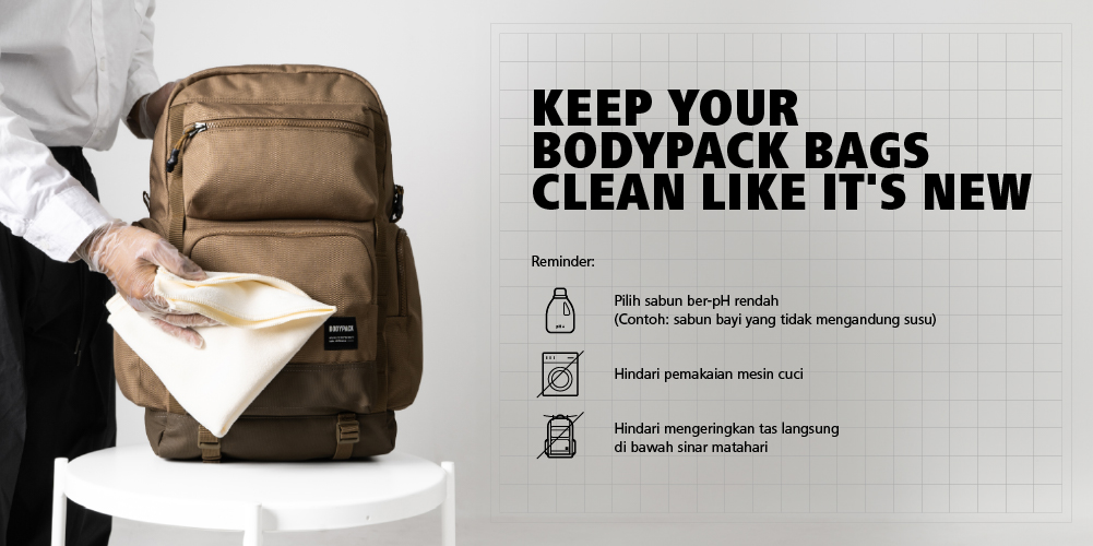 How to Care Your Bodypack Bag to Keep It Like New