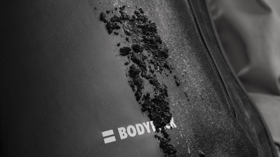 Stain on Bodypack Terpauline Material